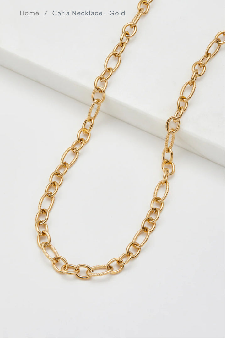 Charm Necklace Gold
