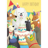 Roger La Borde Happy Birthday Celebrating Dogs GN 2332