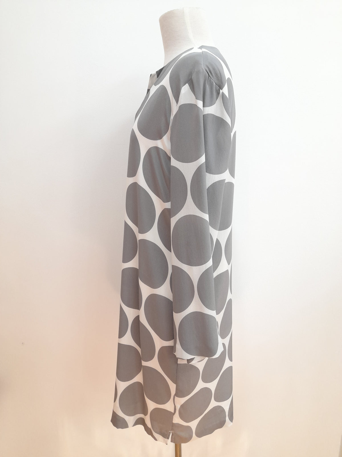 Mary Ella Giant Spot  silk  dress