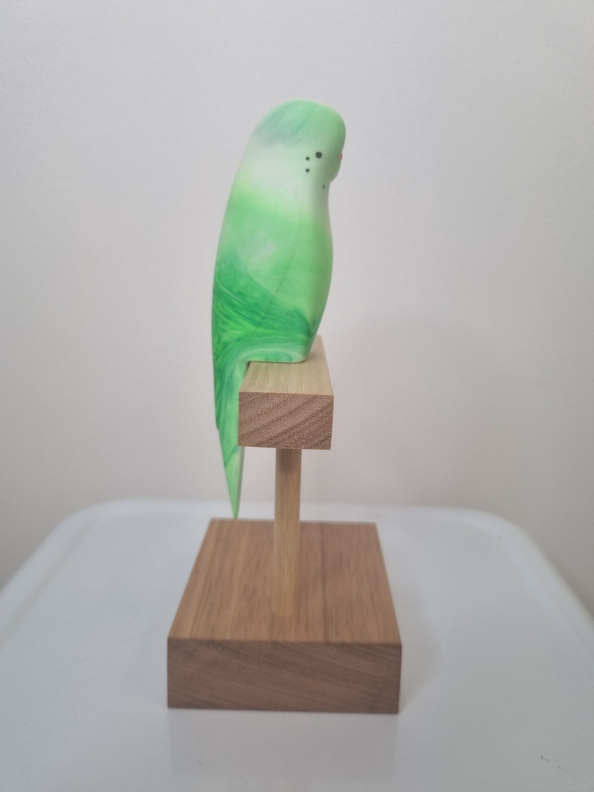 G002 Resin Budgie - Green