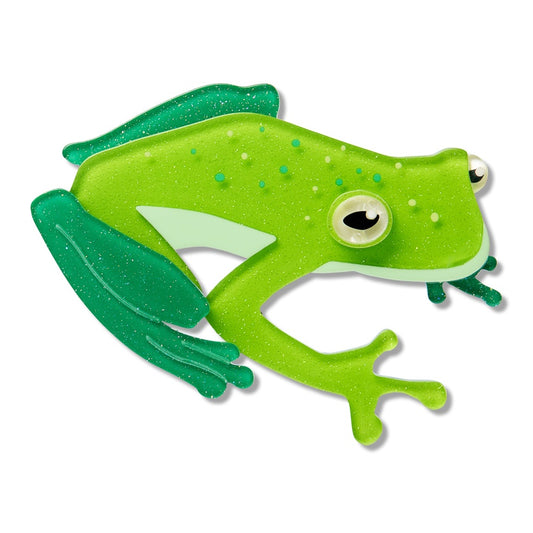 Erstwilder Buckley’s Giant Glass Frog Brooch
