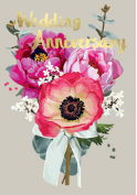 Sarah Kelleher Wedding Anniversary Fabulous Foils Card