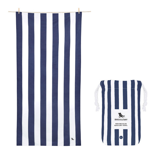 Dock and Bay Quick Dry Towel - Whitsunday Blue