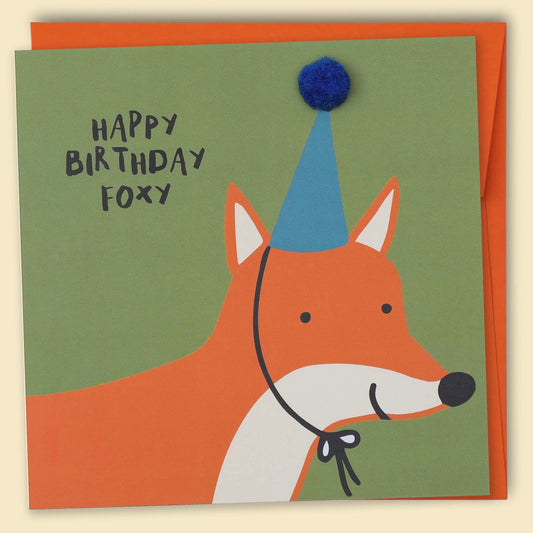 Foxy Geburtstagskarte